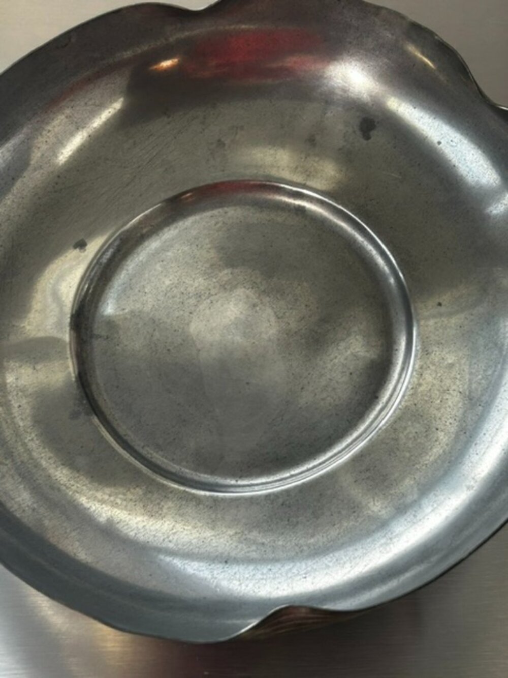 Vintage Royal Holland Pewter Footed Dish Bowl